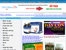 Tablet Screenshot of chothuoc24h.com